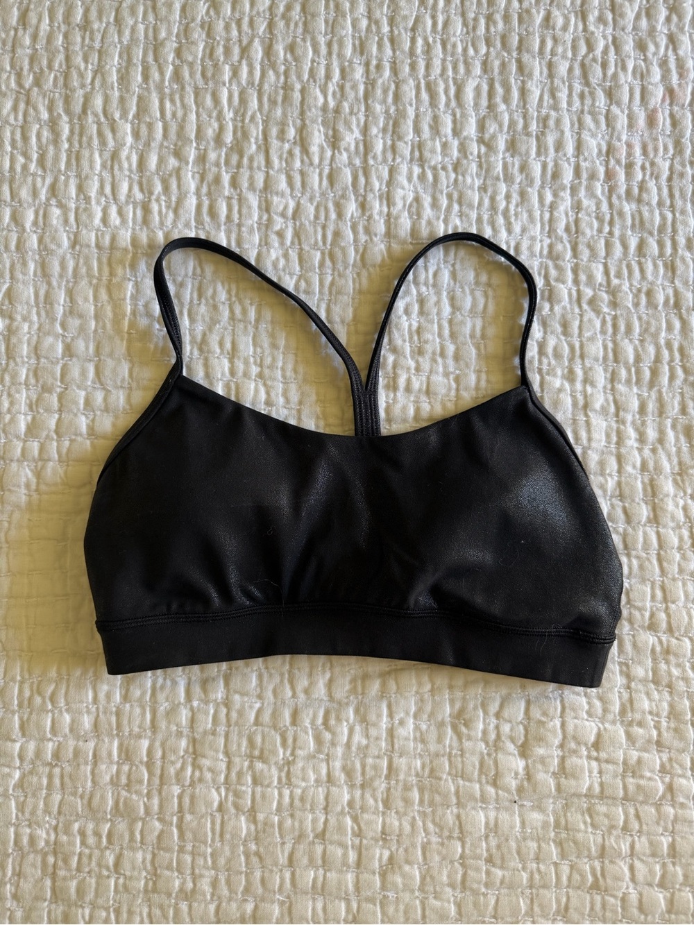 lululemon athletica Black Strappy Light-Support Sports Bra